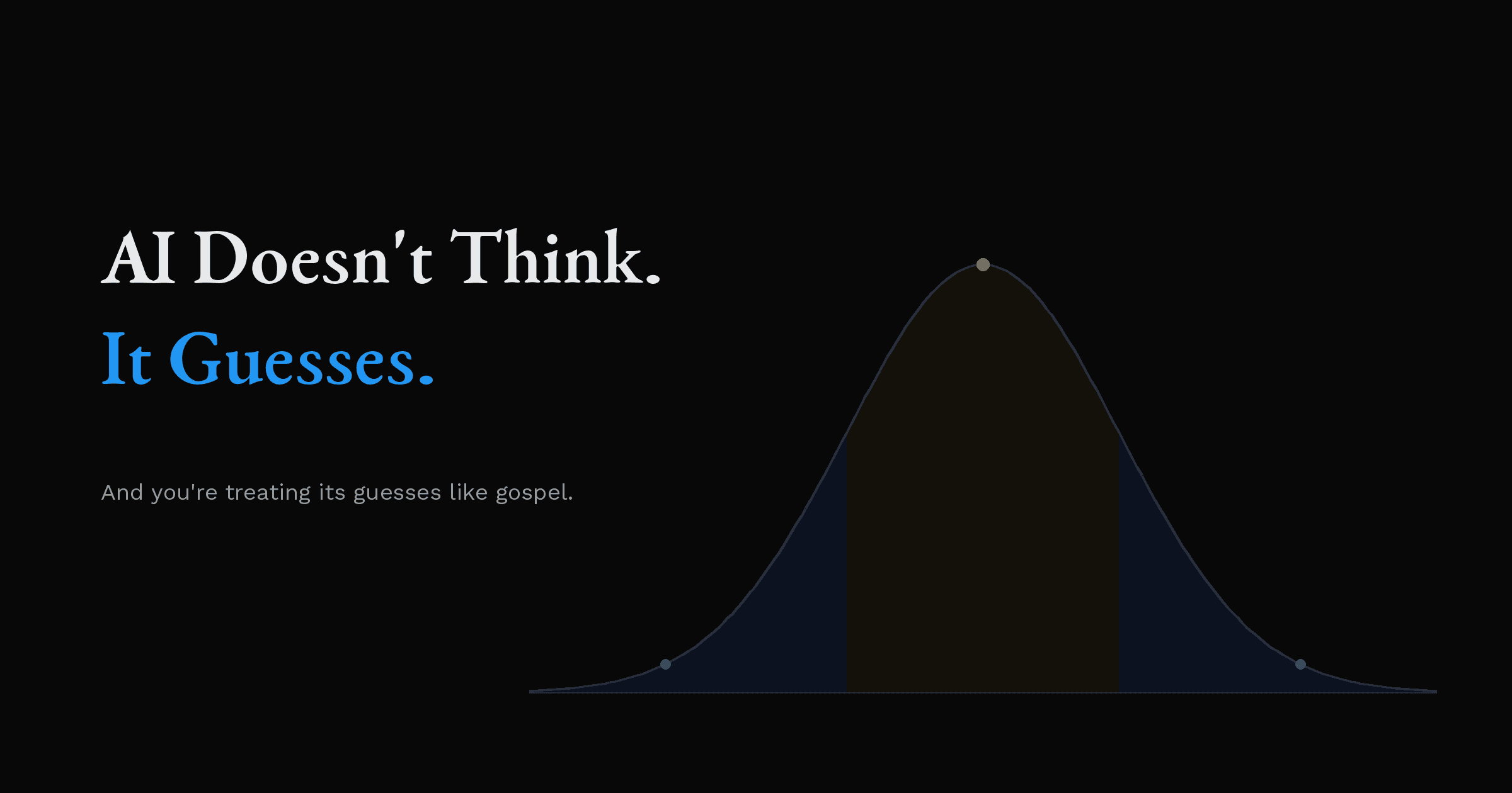 AI Doesn't Think. It Guesses.